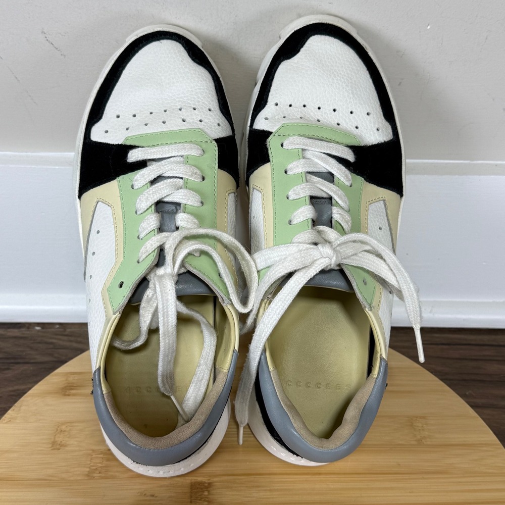 4CCCCEES Tura Ori Sneaker Womens 40 US 9 Multi Color Chunky Platform Streetwear - Picture 6 of 9